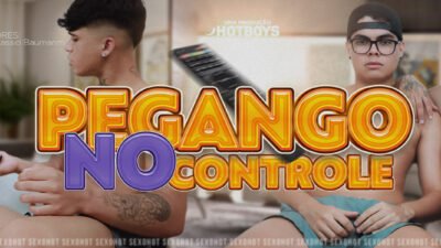 Pegando no controle!